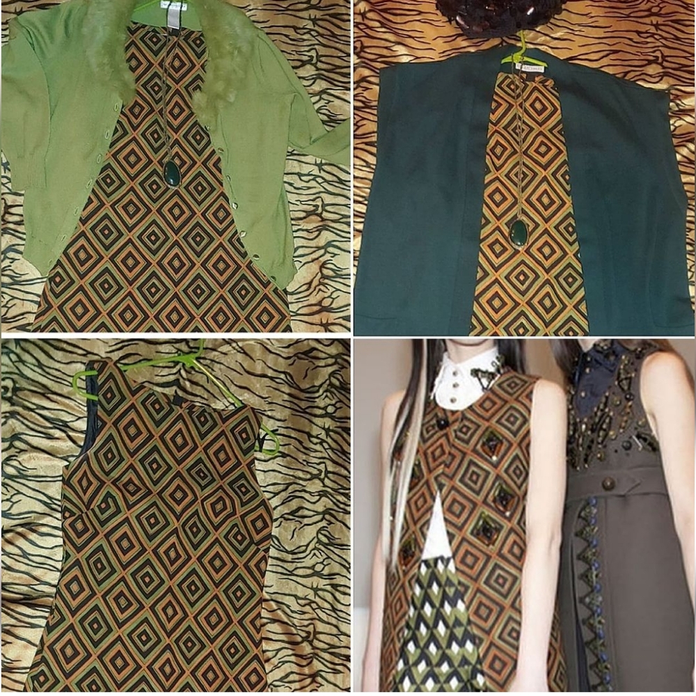 Prada Geometric Pattern Dress - Picture 6 of 6